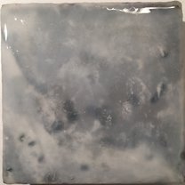 White Landscape 2 - 15x15x4 cm | mixed media on wood