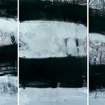 Lost Deer 4 - 150x200 cm | mixed media