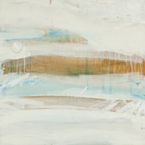 Winter Circle 5 - 40x40 cm | mixed media