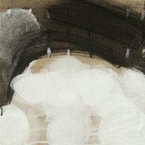 Wandering Circle 4 - 30x30 cm | mixed media