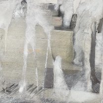 Loci 5 - 50x50 cm | mixed media