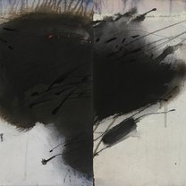 A windy Day - 50x100 cm | mixed media