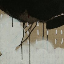 Wandering Circle 5 - 30x30 cm | mixed media