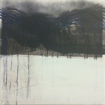 Spliced Landscape - 60x60 cm | mixed media