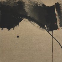 Memory 2 - 60x60 cm | tusche & dry pigment